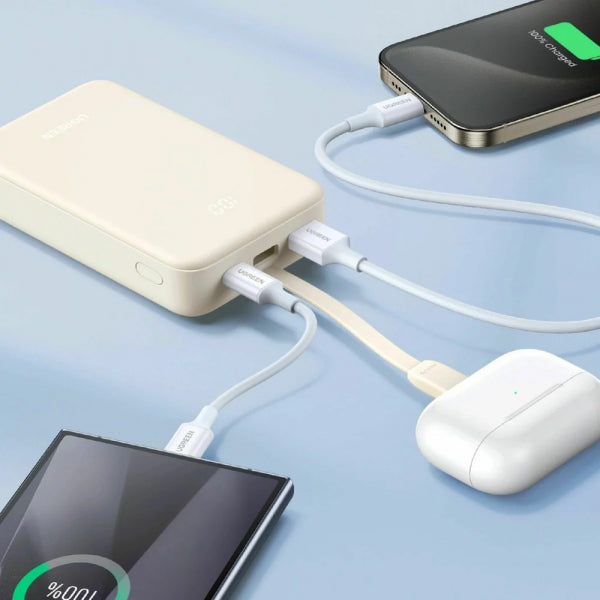 Ugreen Powerbank PB505, 20000mAh, 22.5W, QC + PD, Beige
