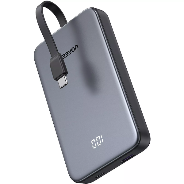 Ugreen Powerbank PB526 (75161B), 10000mAh, 20W, QC + PD, Gray