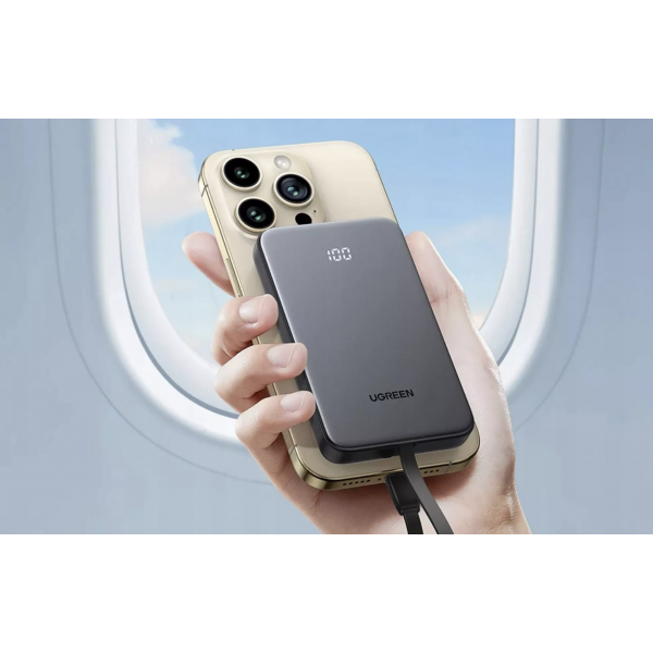 Ugreen Powerbank PB526 (75161B), 10000mAh, 20W, QC + PD, Gray