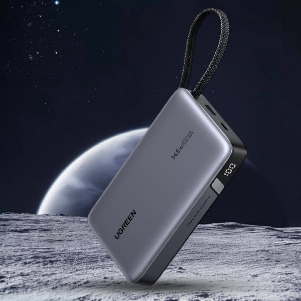 Ugreen Powerbank PB551 (55992B), 20000mAh, 145W, QC + PD, Grey