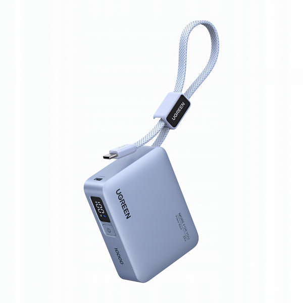 Ugreen Powerbank PB584 (75173B), 10000mAh, 33W, QC + PD, Ice Blue