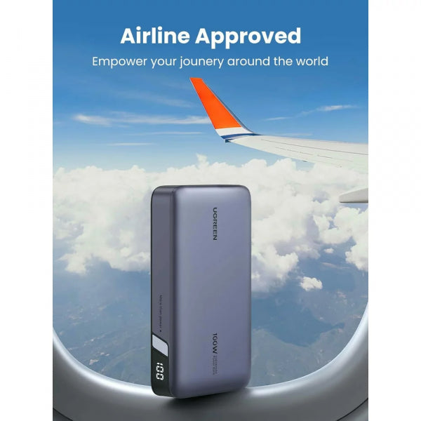 Ugreen Powerbank PB720 Nexode, 20000mAh, 100W, QC + PD, Grey