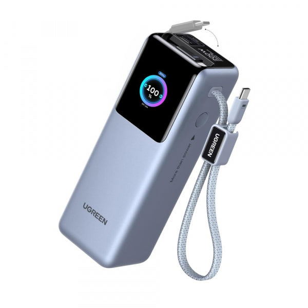 Ugreen Powerbank PB728 (75702B), 25000mAh, 200W, QC + PD, Grey
