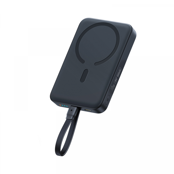 Baseus Powerbank EnerFill FM11 Magnetic, 10000mAh, 30W, PD + FQI, Black E0028904