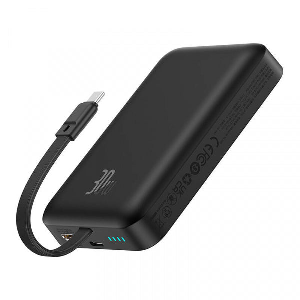 Baseus Powerbank Magnetic Mini, 10000mAh, 30W, PD + FQI, Black P1002210B113-00