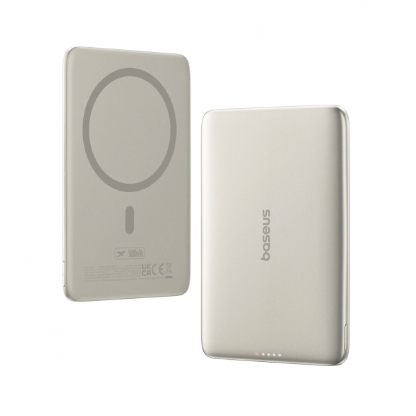 Baseus Powerbank PicoGo AM41, 5000mAh, 20W, PD + FQI, Beige