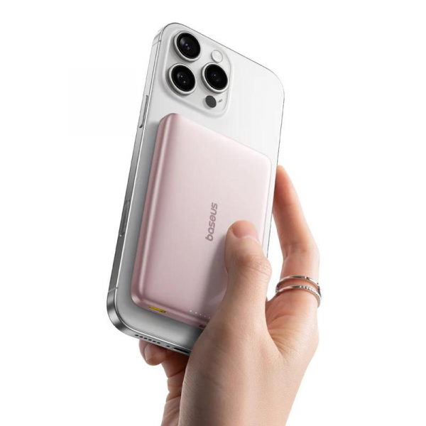 Baseus Powerbank PicoGo AM41, 10000mAh, 27W, PD + FQI, Pink E0027202