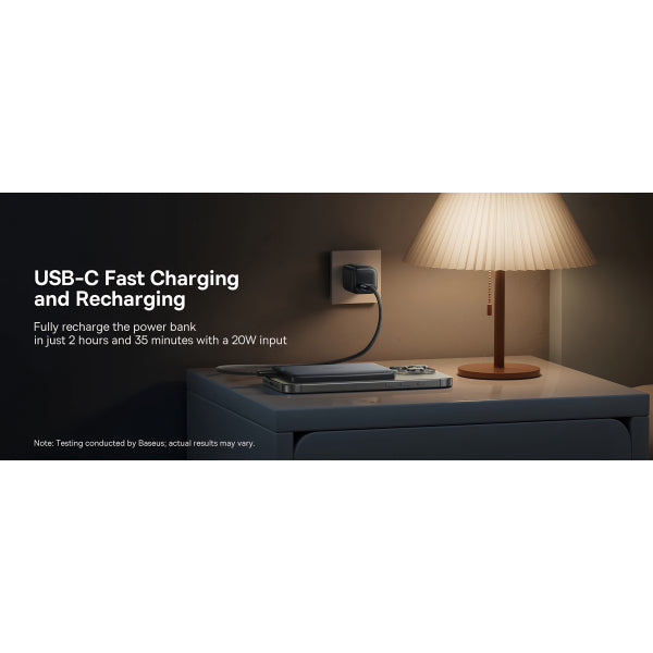 Baseus Powerbank PicoGo AM41, 10000mAh, 27W, PD + FQI, Beige E0027203