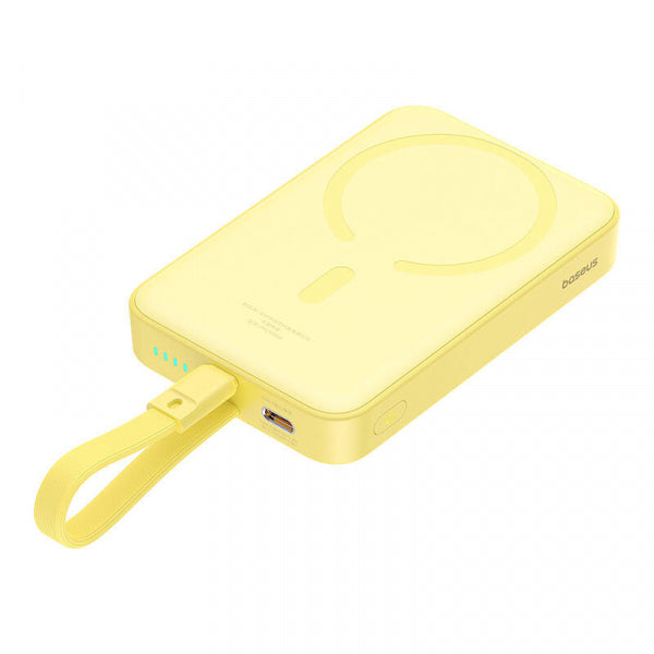 Baseus Powerbank Magnetic Mini, 10000mAh, 20W, PD + FQI, Yellow P10022109Y23-00