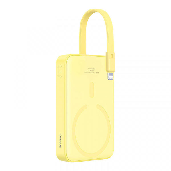 Baseus Powerbank Magnetic Mini, 10000mAh, 20W, PD + FQI, Yellow P10022109Y23-00