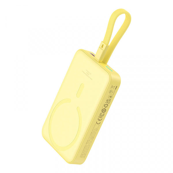 Baseus Powerbank Magnetic Mini, 10000mAh, 20W, PD + FQI, Yellow P10022109Y23-00