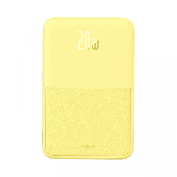 Baseus Powerbank MagPro PPCXZ05, 5000mAh, 20W, PD + FQI, Yellow P10064101Y23-00