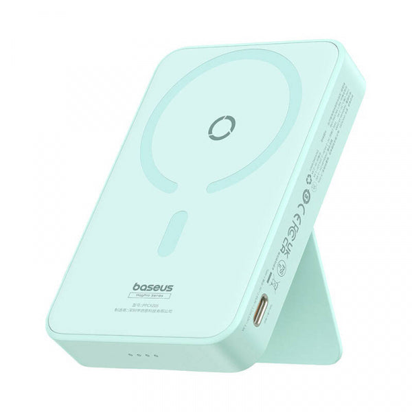 Baseus Powerbank MagPro PPCXZ05, 5000mAh, 20W, PD + FQI, Green P10064101333-00