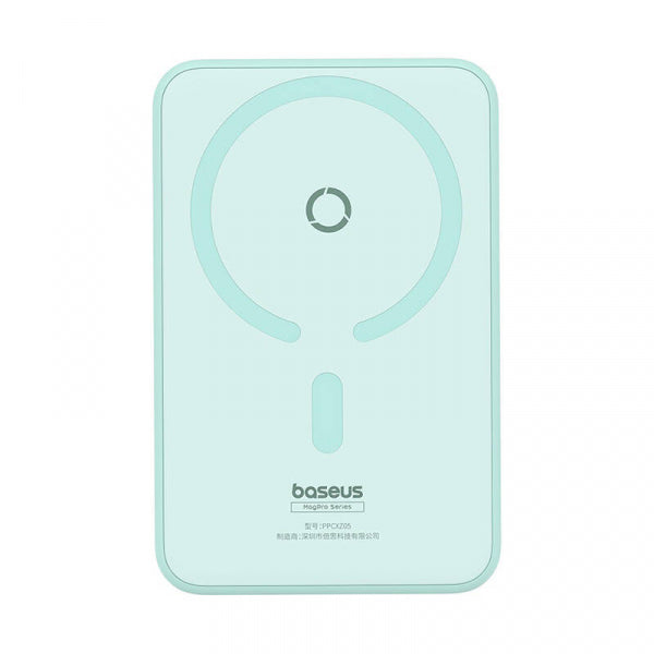 Baseus Powerbank MagPro PPCXZ05, 5000mAh, 20W, PD + FQI, Green P10064101333-00