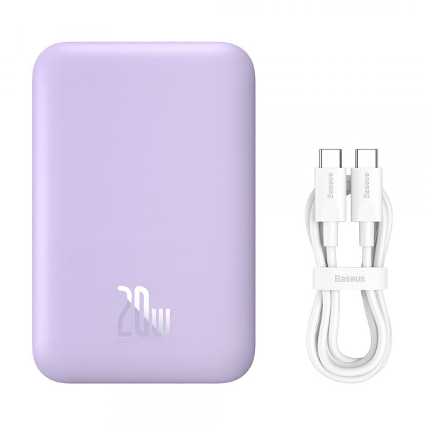 Baseus Powerbank Mini Air, 6000mAh, 20W, PD + FQI, Purple P10059002513-00