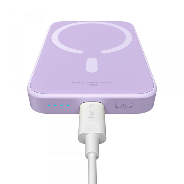 Baseus Powerbank Mini Air, 6000mAh, 20W, PD + FQI, Purple P10059002513-00