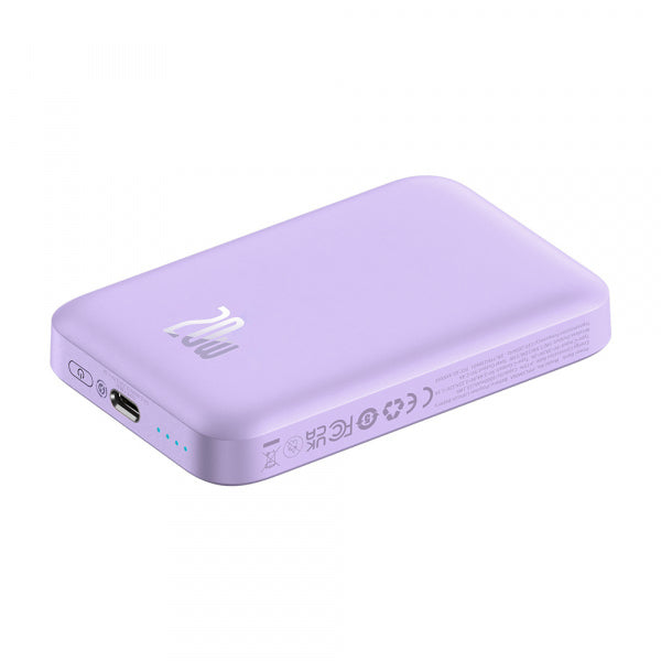 Baseus Powerbank Mini Air, 6000mAh, 20W, PD + FQI, Purple P10059002513-00