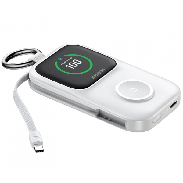 Joyroom Powerbank JR-W19, 5000mAh, 20W, QC + PD, White