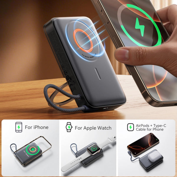 Joyroom Powerbank JR-PBM02, 10000mAh, 22.5W, PD + FQI, Black