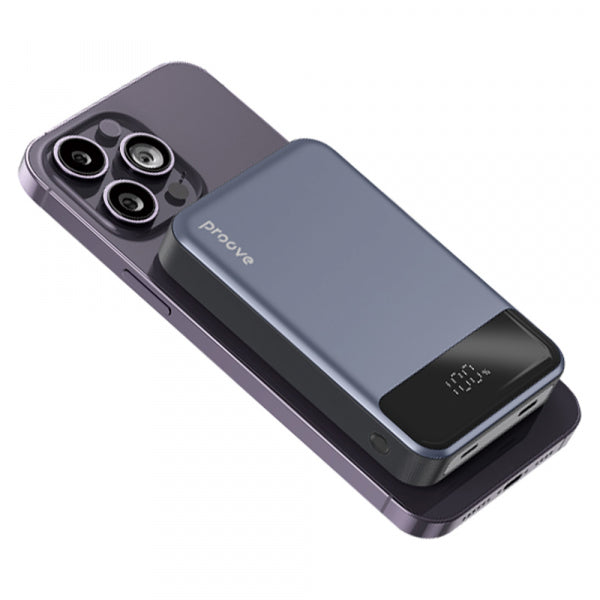 Proove Powerbank Hoodman, 10000mAh, 20W, PD + FQI, Grey PBH120010003
