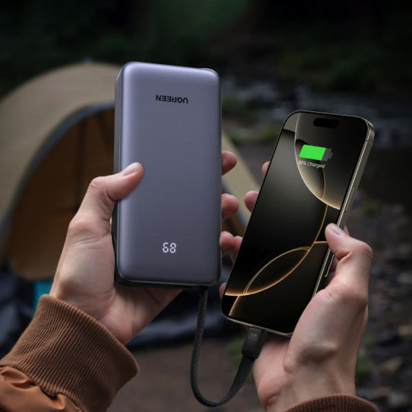 Ugreen Powerbank PB536 (55988B), 20000mAh, 45W, QC + PD, Grey