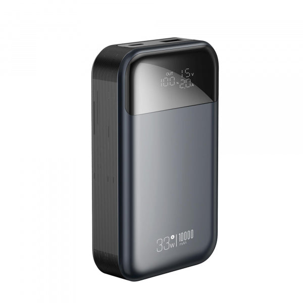 XO Design Powerbank PR232, 10000mAh, 33W, QC + PD, Black