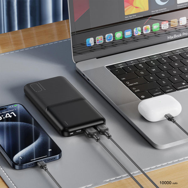 XO Design Powerbank PR251, 10000mAh, 10W, Black