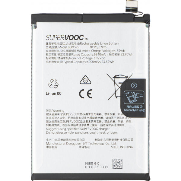 Oppo Battery BLPC43 for Oppo Reno14