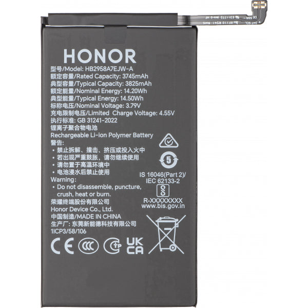 Honor Battery HB2958A7EJW-A for Honor Magic V5