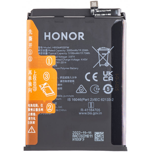 Honor Battery HB506492EFW for Honor Magic5 Lite