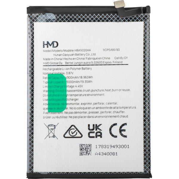 HMD Battery HBA5020AA for HMD Pulse+ / Pulse Pro / Pulse