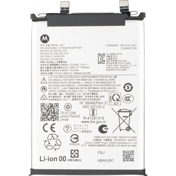 Motorola Battery SA70 for Motorola Edge 70 Fusion