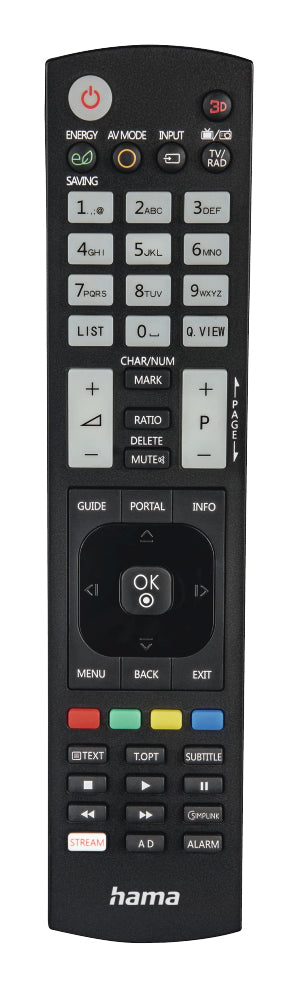 Hama 00221061 télécommande IR Wireless TV Appuyez sur les boutons