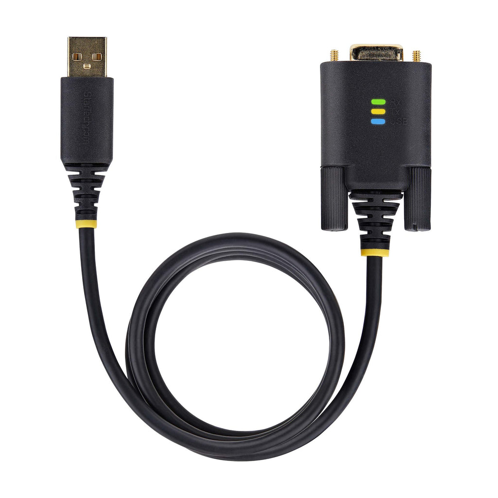 StarTech.com Câble Adaptateur USB vers Série Null Modem 2m, FTDI, USB-A vers DB9 RS232