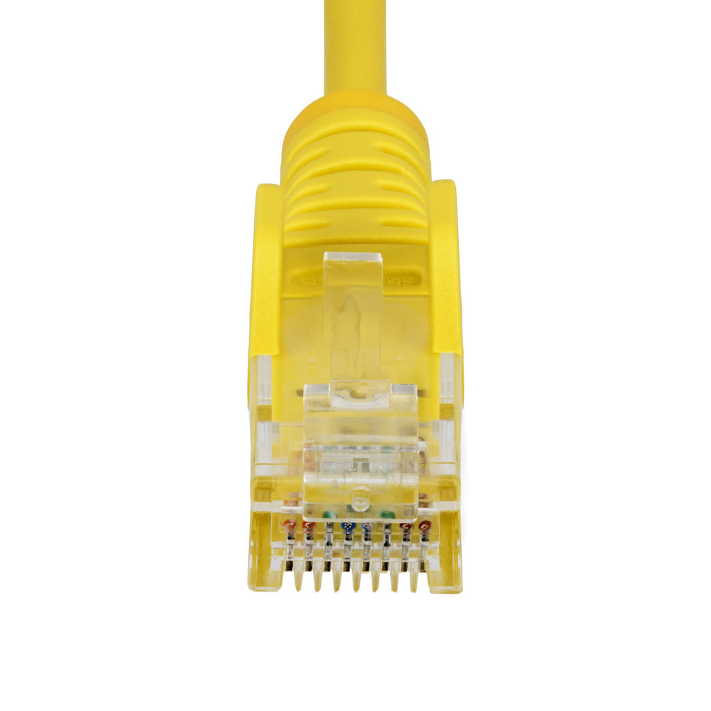 StarTech.com N6PAT25CMYLS câble de réseau Jaune 0,25 m Cat6 U/UTP (UTP)