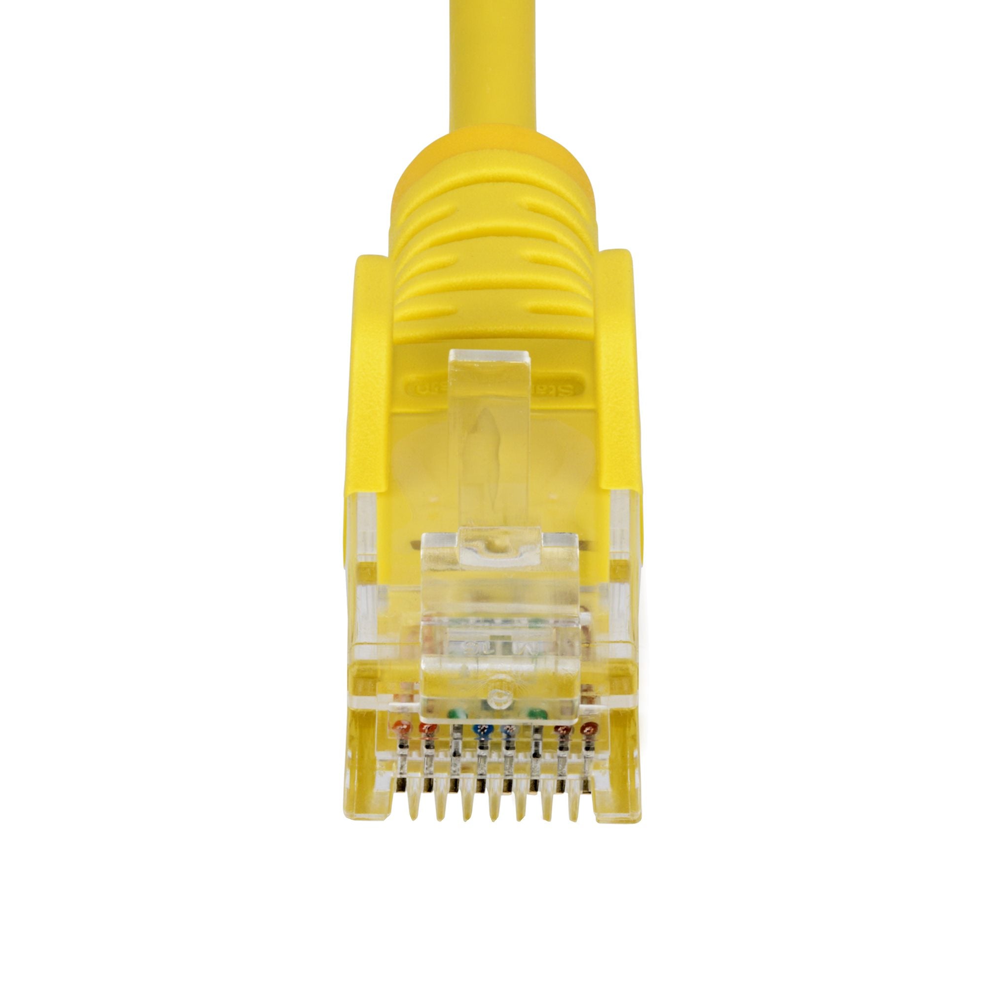 StarTech.com N6PAT25CMYLS câble de réseau Jaune 0,25 m Cat6 U/UTP (UTP)