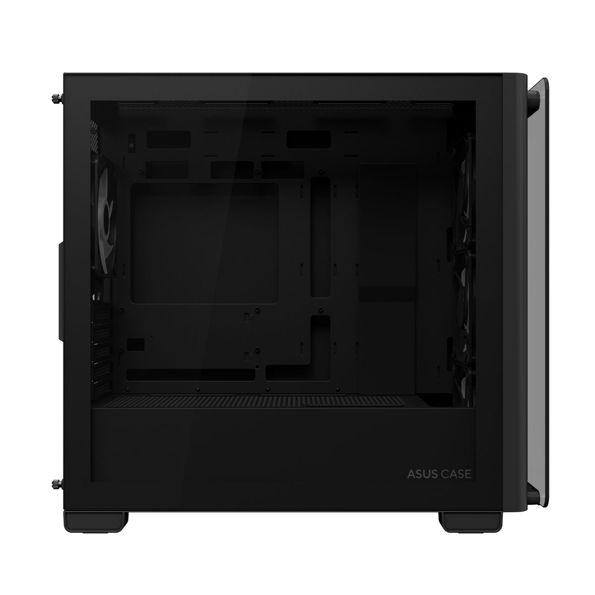 ASUS A23 PLUS TG ARGB Micro Tower, Boîtier PC, Noir