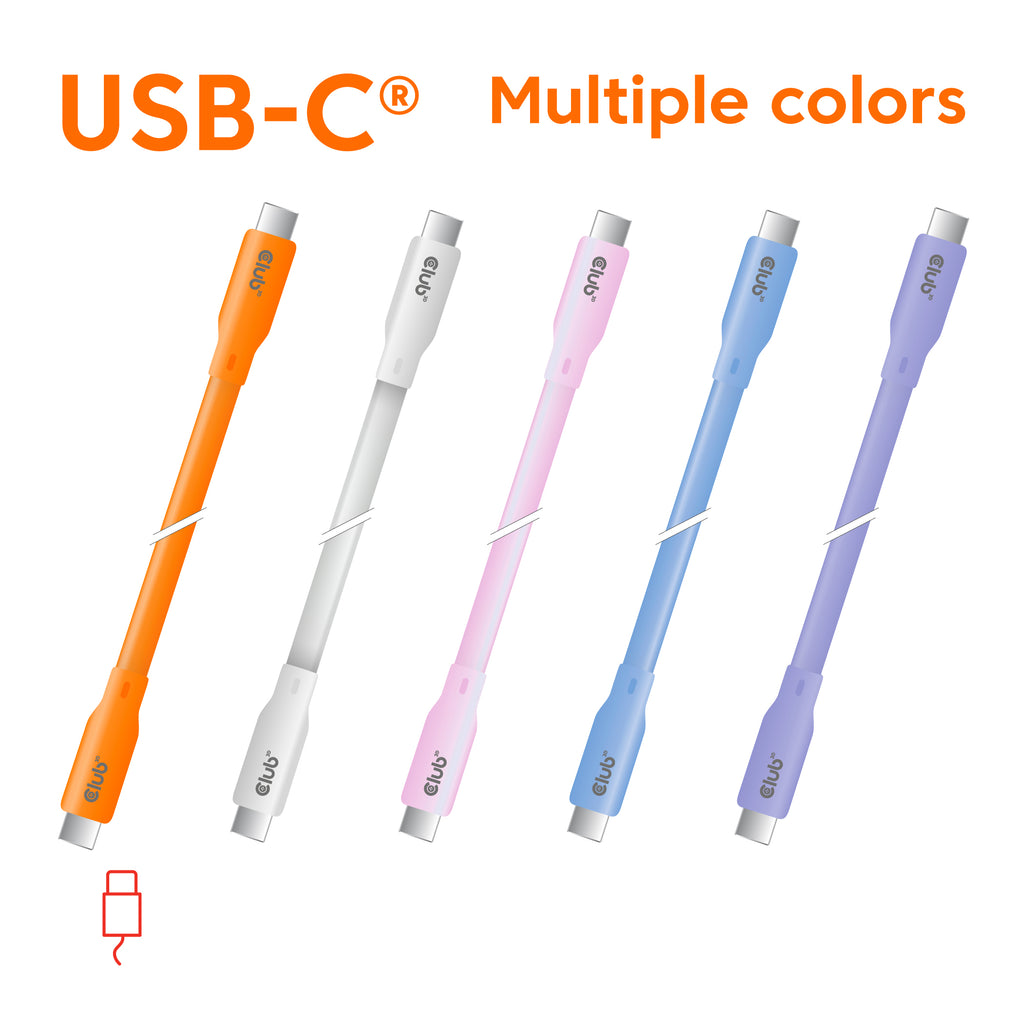 CLUB3D CAC-3003 câble USB USB4 Gen 2x2 2 m USB C 20 Gbit/s 240 W Bleu