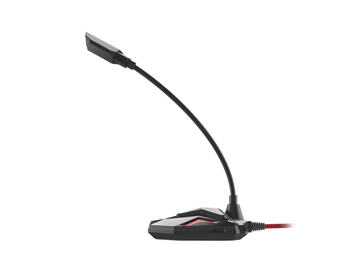 GENESIS Radium 100 Noir, Rouge Microphone de PC