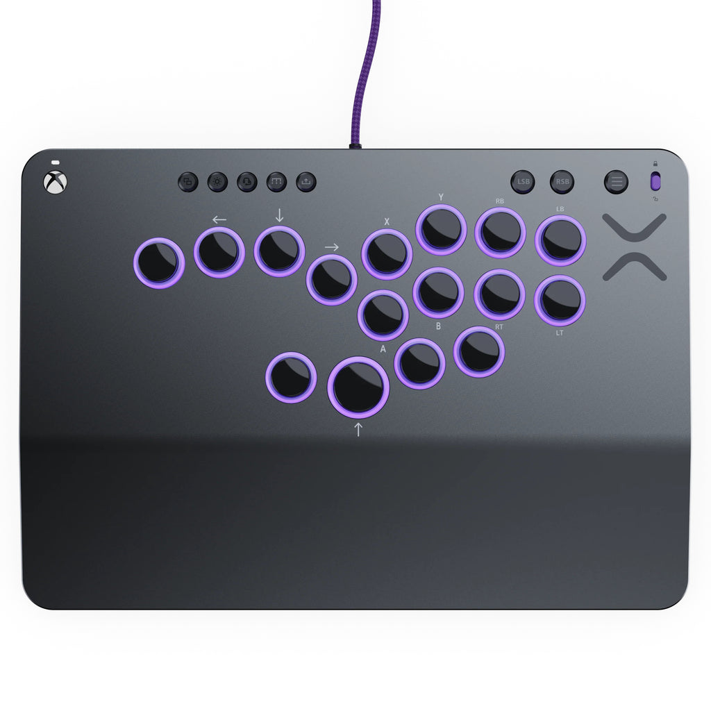 Turtle Beach Victrix Pro KO sans levier Fight stick Gris Édition. Sous licence officielle Xbox avec boutons Cherry MX Sp
