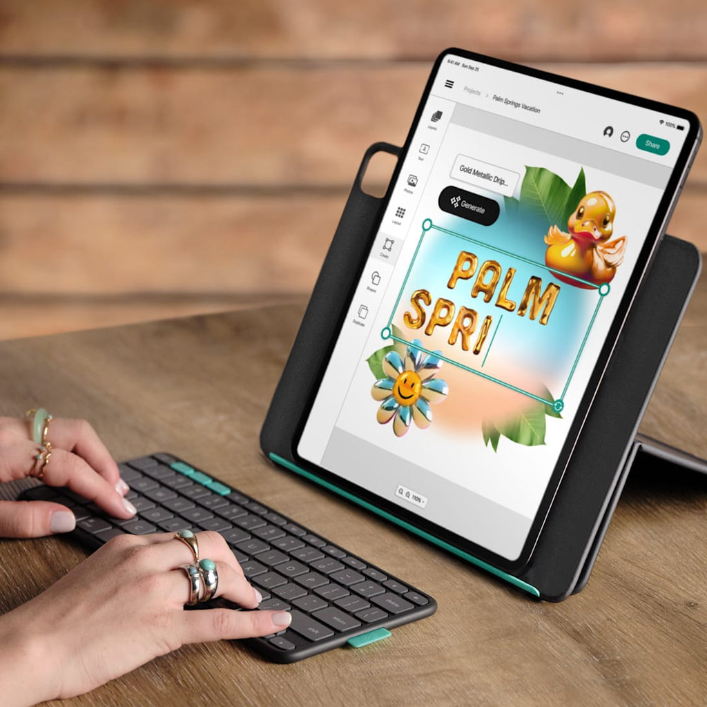 Logitech Flip Folio Clavier et Étui Folio Sans Fil Anglais