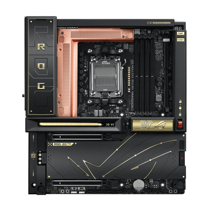 ASUS ROG CROSSHAIR X870E EDITION 20 - vue 3