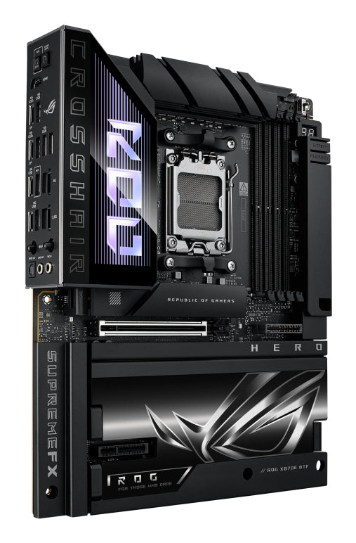 ASUS ROG CROSSHAIR X870E HERO BTF AMD X870E Emplacement AM5 ATX - vue 3