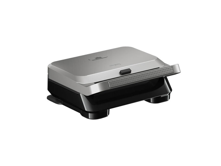 Braun SnackMaker 5 SM5005 Gaufrier et Appareil à Croque-Monsieur, 800 W, Argent