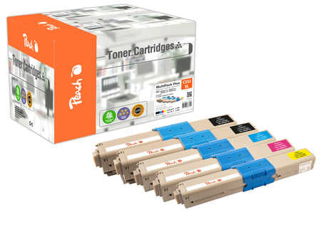 Cartouches de Toner Compatibles Référence 112228, Noir, Cyan, Magenta, Jaune, Lot de 5 Pièces
