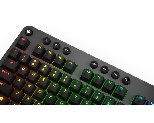 Lenovo Legion K500 clavier Gaming USB QWERTY Anglais américain Noir, Gris
