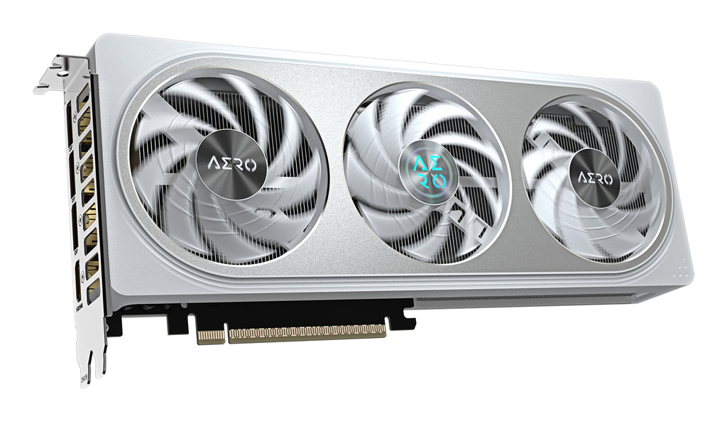 GIGABYTE GeForce RTX 5060 Ti AERO OC 16G Carte Graphique – 16 Go GDDR7, 128 bits, PCI-E 5.0, 2647MHz Fréquence du processeur, 3 x DisplayPort, 1 x HDMI, GV-N506TAERO OC-16GD - vue 3