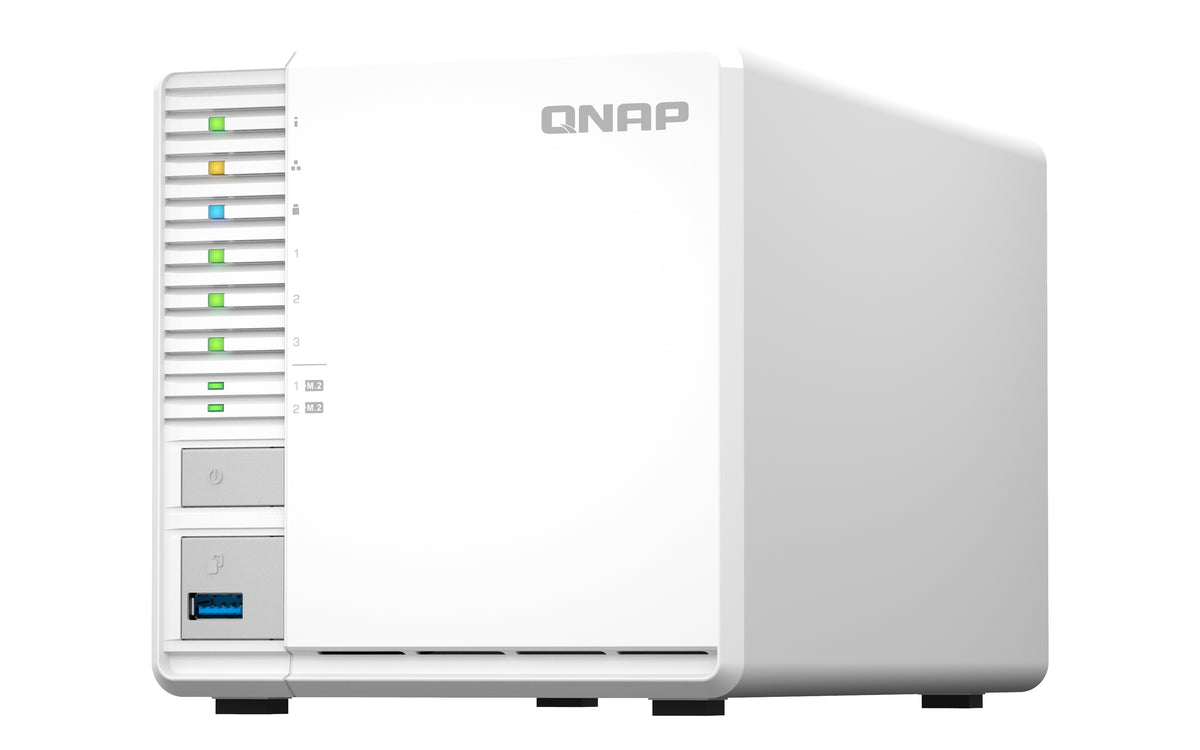 QNAP TS-364 NAS Tower Intel Celeron N5095 8 Go DDR4 Blanc