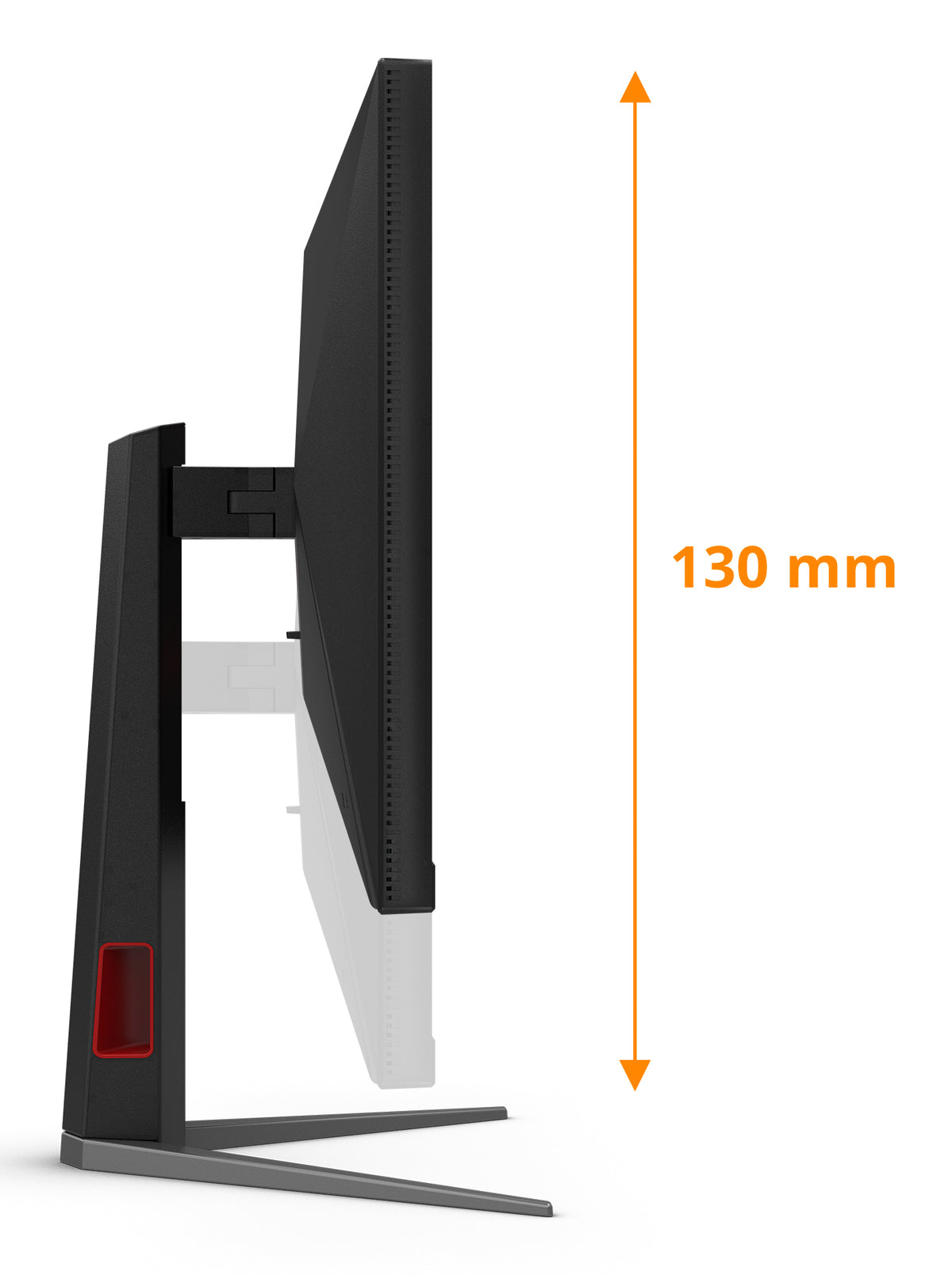 AOC G4 U27G4XM Écran Gaming 27" 4K UHD MiniLED 3840 x 2160 pixels, 160Hz, 1ms, Noir et Rouge