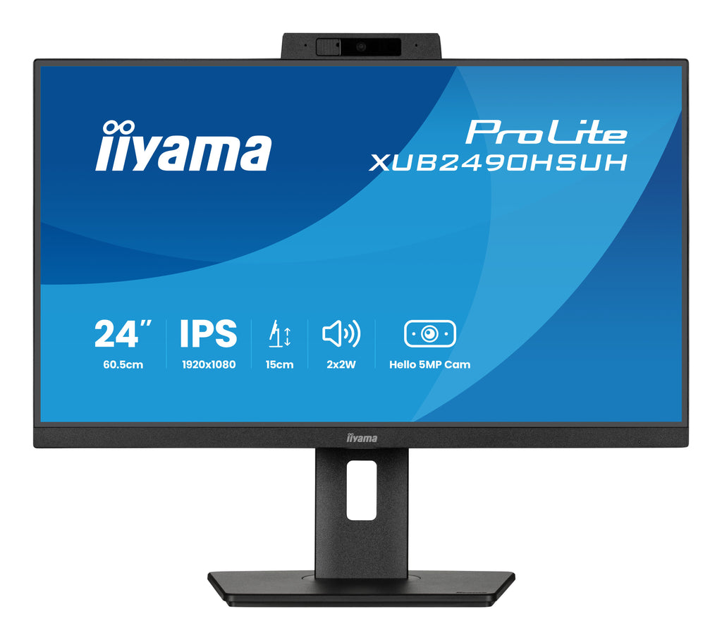 iiyama XUB2490HSUH-B2 écran plat de PC 60,5 cm (23.8") 1920 x 1080 pixels Full HD LED Noir